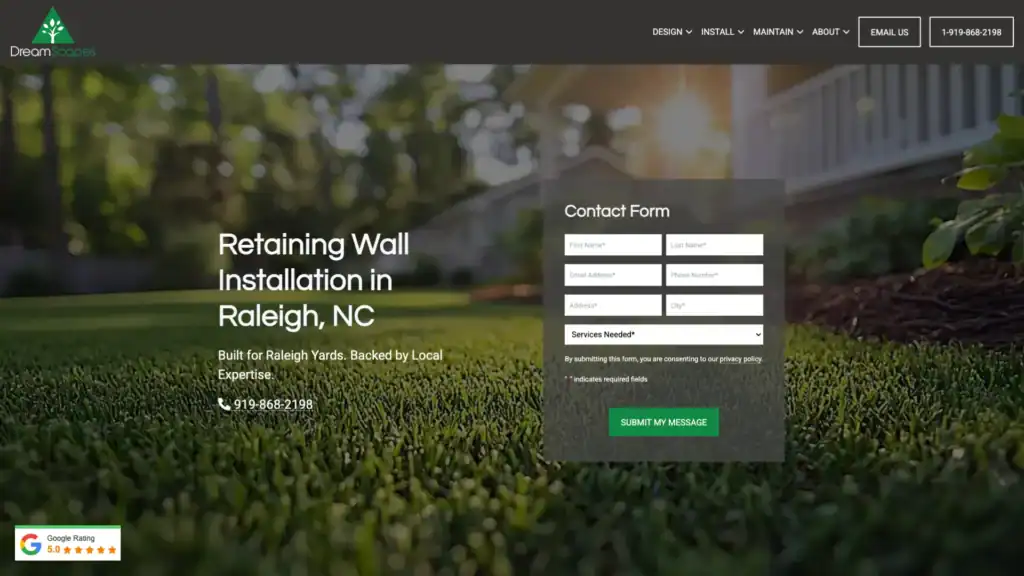 new home page dreamscapes