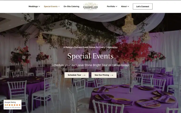 chandelier events venue new site 3