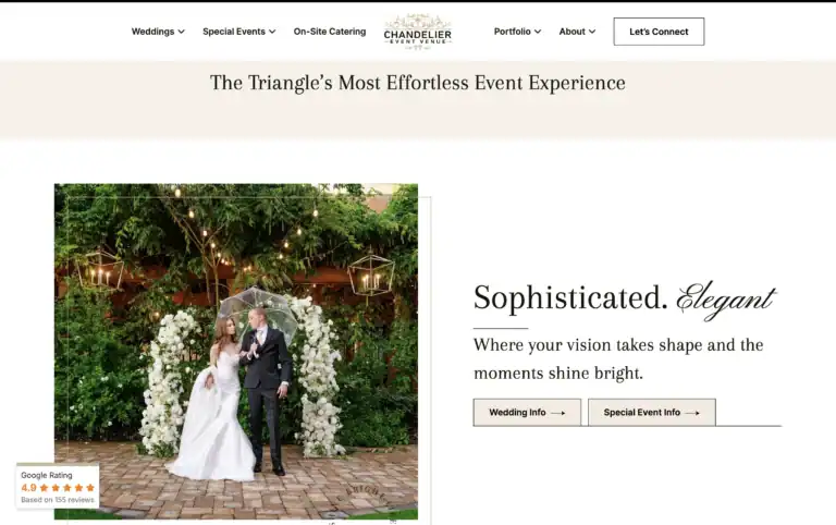 chandelier events venue new site 9