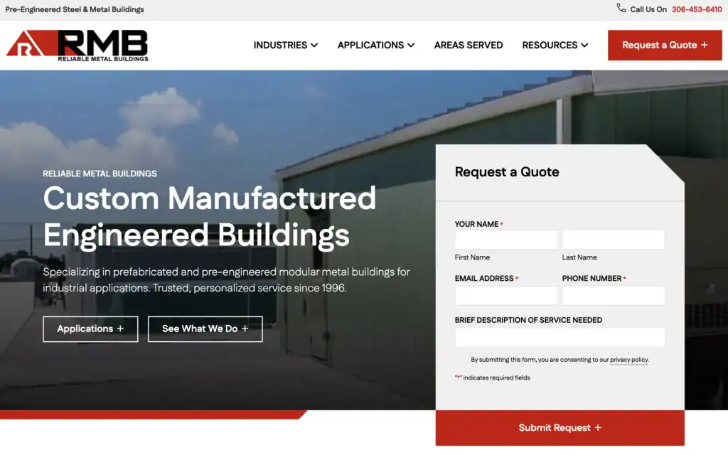 RMB homepage