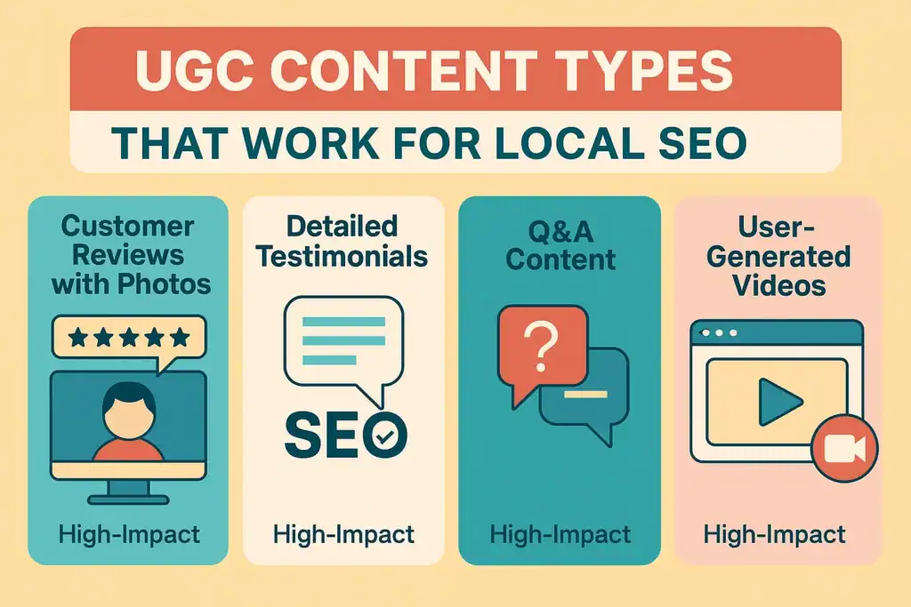 UGC content types that work best for local seo