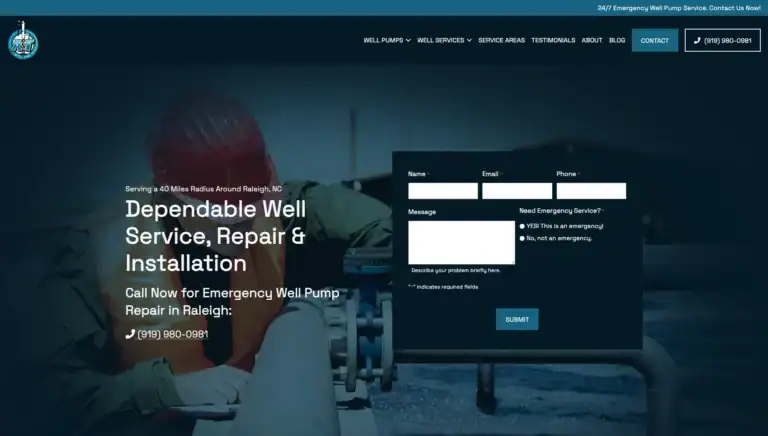 art well and pump homepage