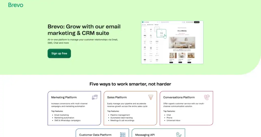 Brevo CRM email marketing