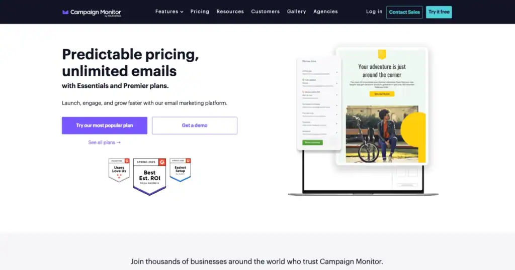 campaign monitor CRM email marketing