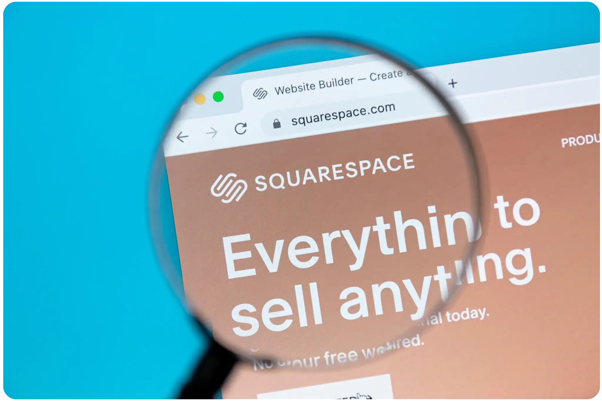 SQUARESPACE top website builder