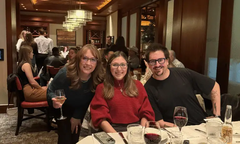 Theedigital team photo christmas party KeriAlanaScotty