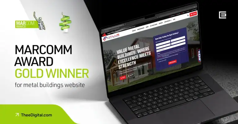Marcomm award gold winner theedigital