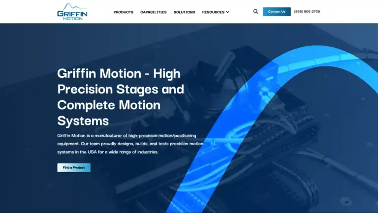 Web Design and SEO for a Precision Motion Equipment Manufacturer