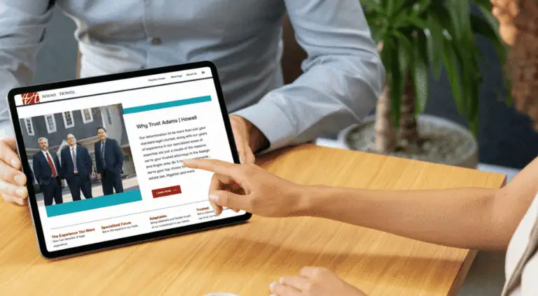 adams howell attorney profile pages web design FINAL