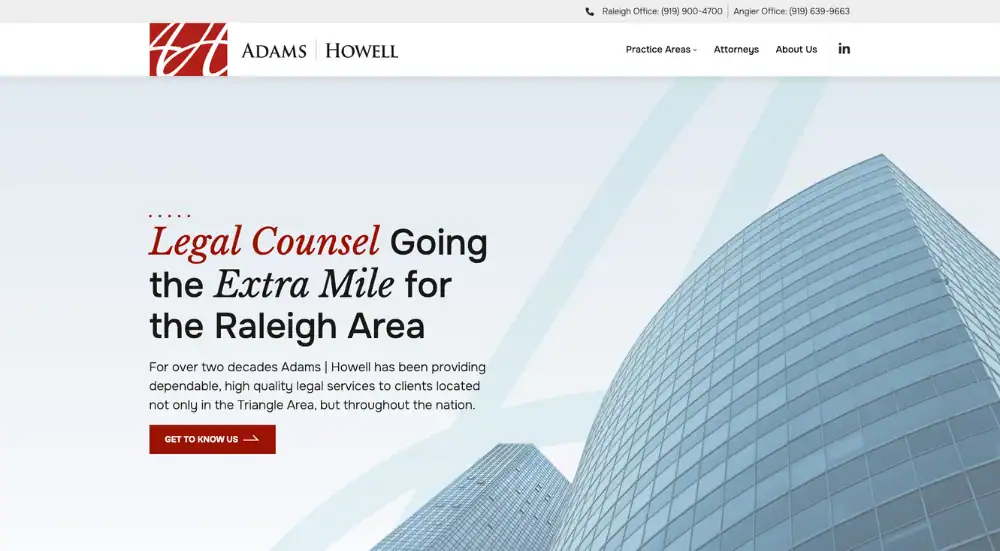 adams howell new website.