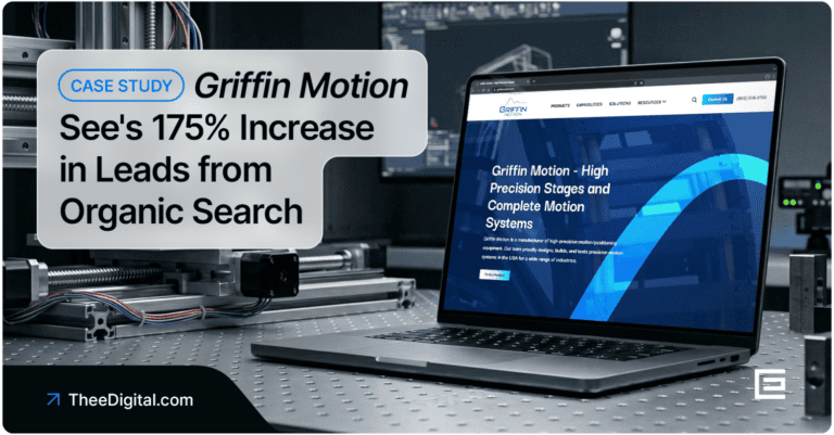griffin motion manufacturer sees increase in leads web design the challenge