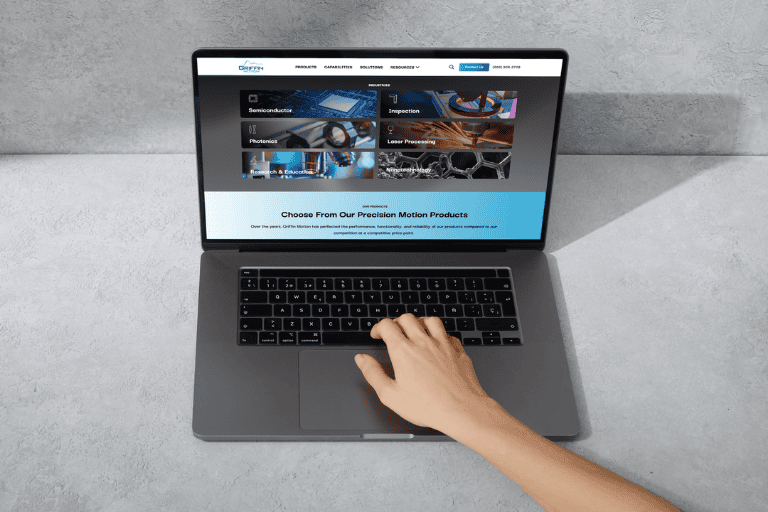 griffin motion web design and development final