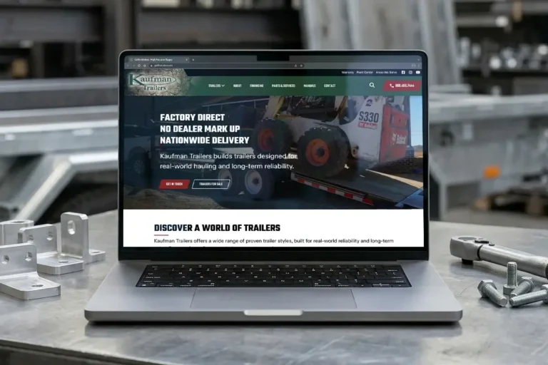 Kaufman trailers woocommerce website featured image