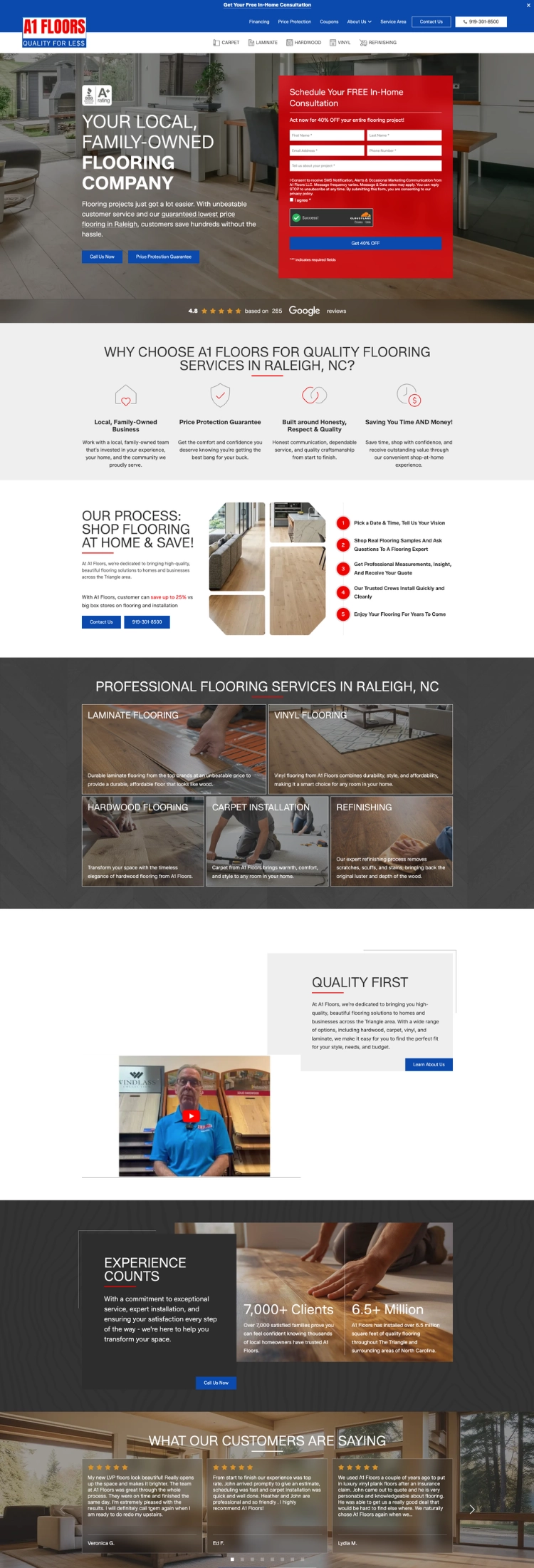 A1 floors website mockup (1)