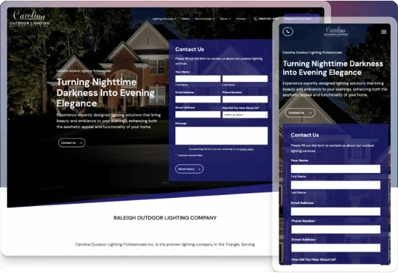 carolina outdoor lighting case study example