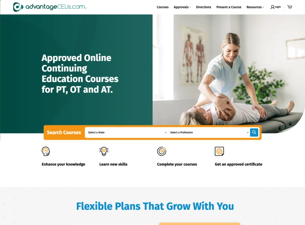 Advantage CEUs new website